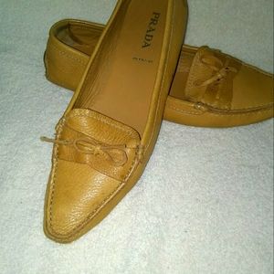 Prada Leather Driving Shoes